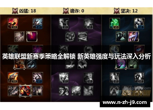 英雄联盟新赛季策略全解锁 新英雄强度与玩法深入分析